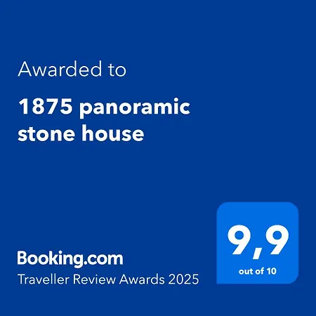 1875 Panoramic Stone House Semesterbostad Filótion